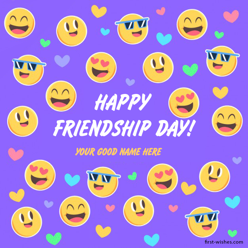 Friendship Day Whatsapp Status Smily Emoji Wishes | First ...