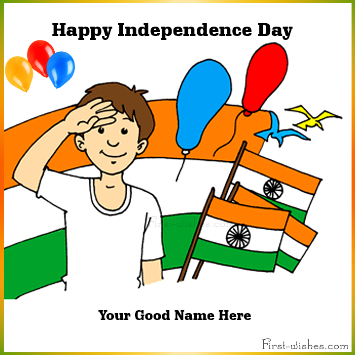 Happy Independence Day Image Pic Wishes Flag