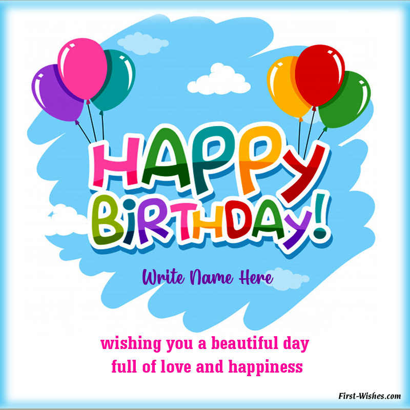 Create & Edit Birthday Greeting Card Wishes