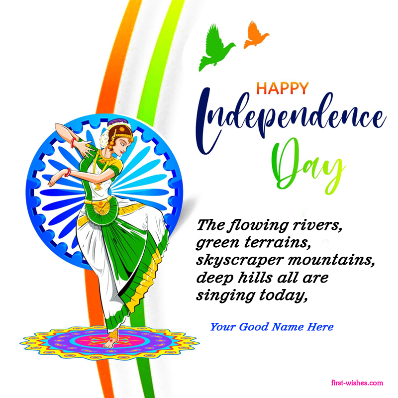 Independence Day 2024 Business Wishes Card