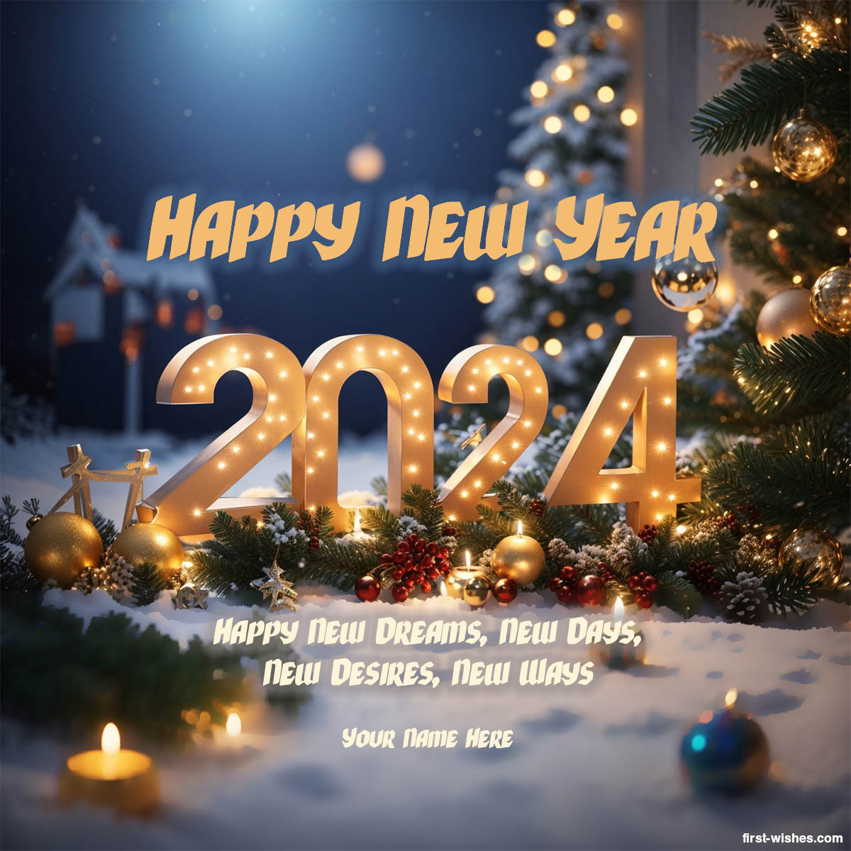 Free Happy New Year Greeting Card & Quotes