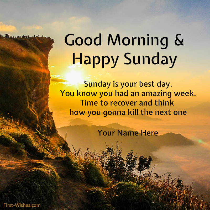 140+ Good Morning & Happy Sunday Wishes with Images - Good Morning Wishes