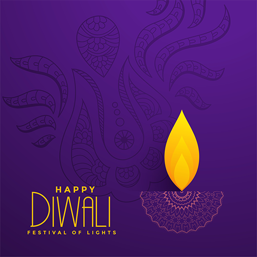 2023 Diwali Greeting Card GIF with Name