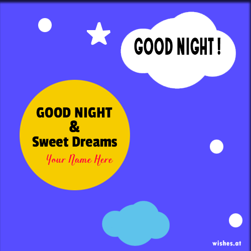 Good Night and Sweet Dreams Message Image