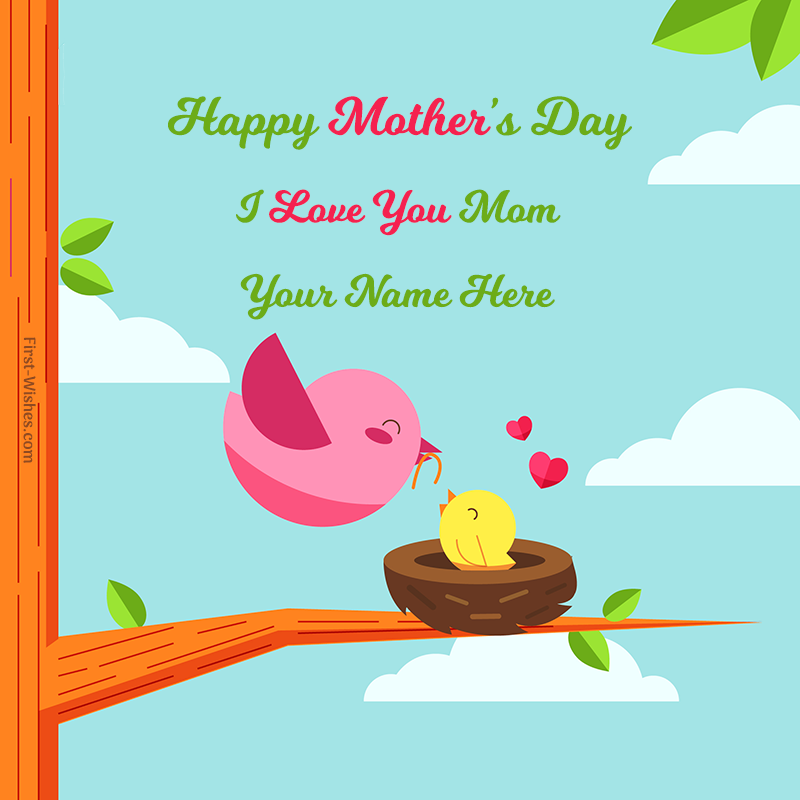 Happy Mother's Day 2021 I Love You Mom Image | First Wishes