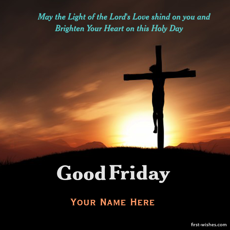 Happy Good Friday 2024 Image Card wishes easter