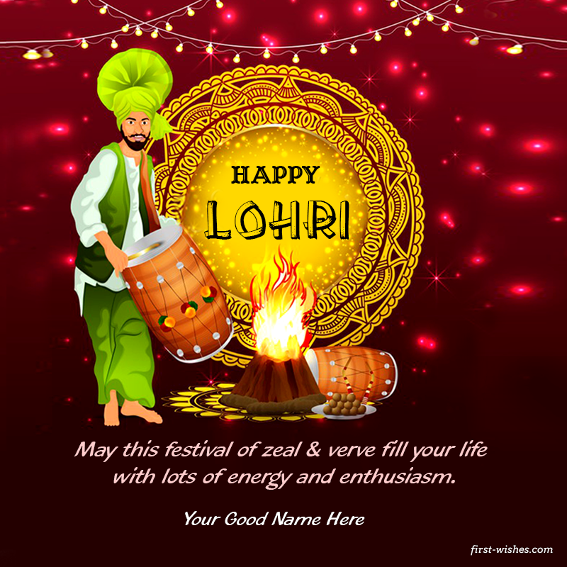 2022 Lohri Wishes Quotes Image in English